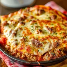 Meat Lovers Pizza Casserole-image