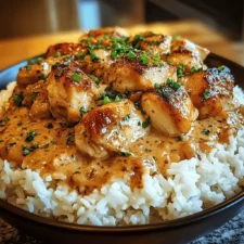 Smothered Chicken And Rice-image