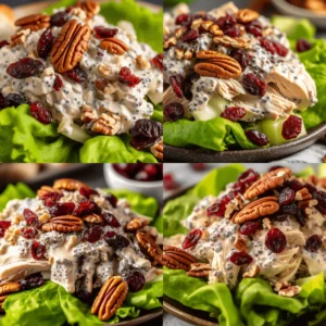 Cranberry Pecan Chicken Salad: Easy Healthy Recipe - Recipe Image