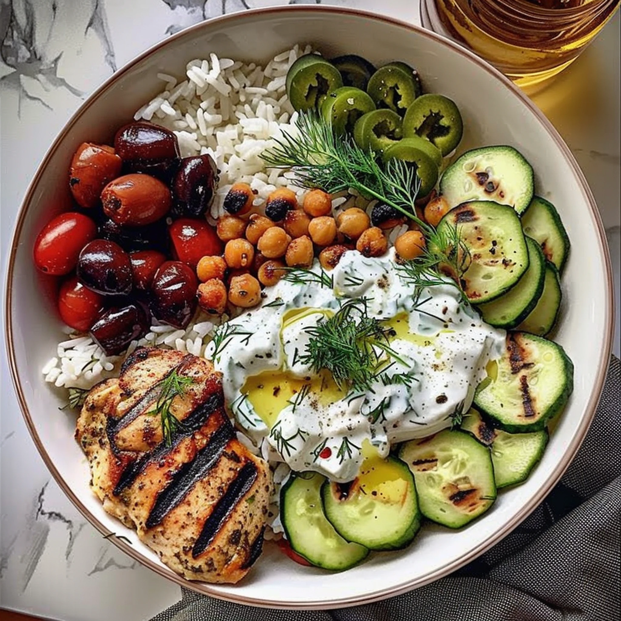 Ultimate Grilled Chicken Rice Bowl Recipe for Healthy Eating - Recipe Image