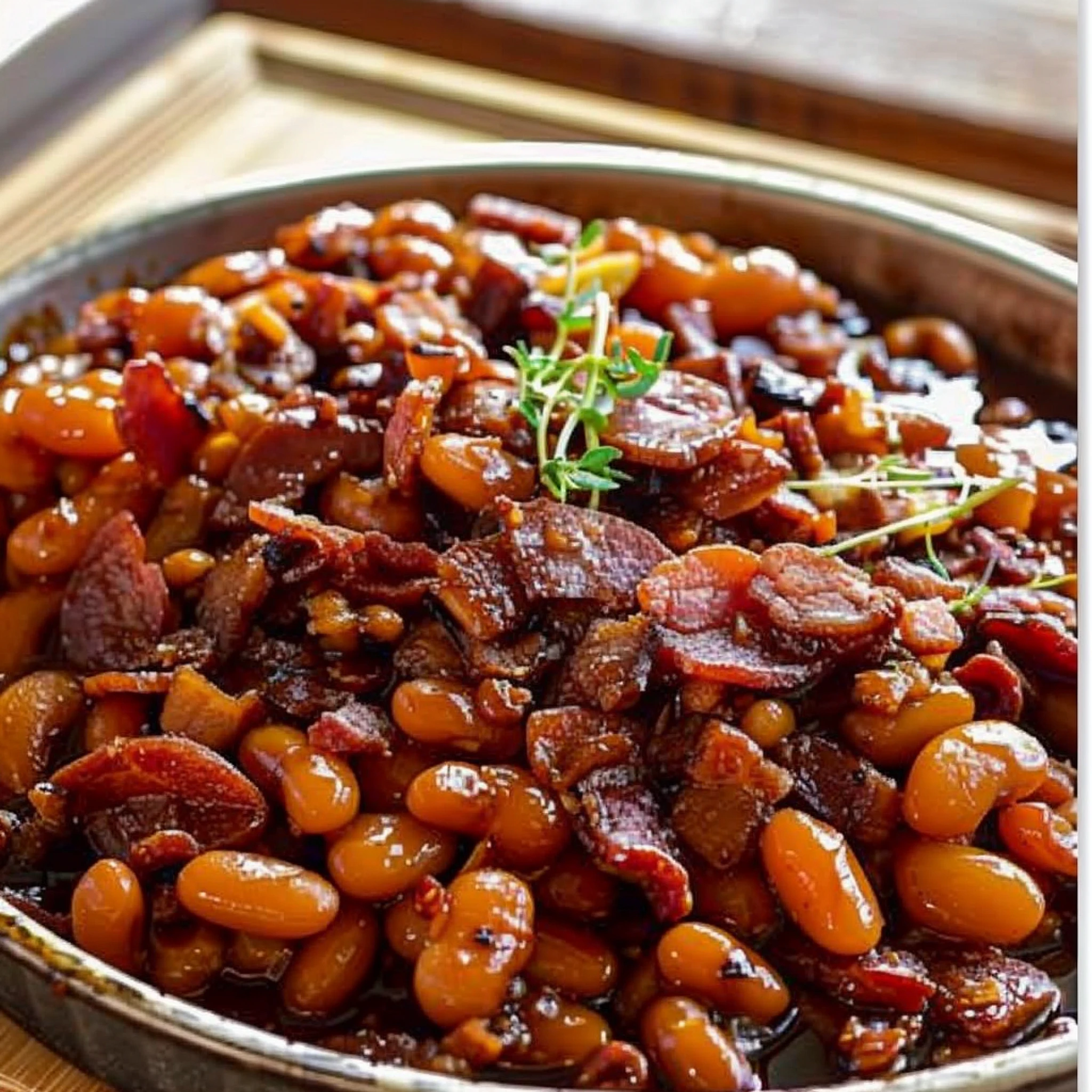 Easy Root Beer Baked Beans in 1 Hour for Healthy Eating - Recipe Image