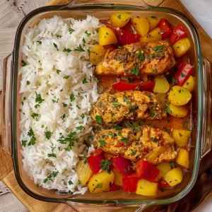 Creamy Garlic Chicken & Herbed Potatoes in 50 Minutes - Recipe Image