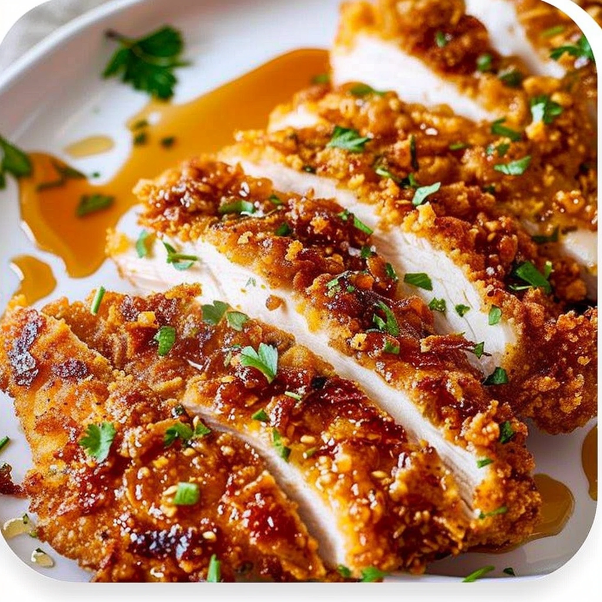 Double Crunch Honey Garlic Chicken Breasts in 40 Minutes - Recipe Image