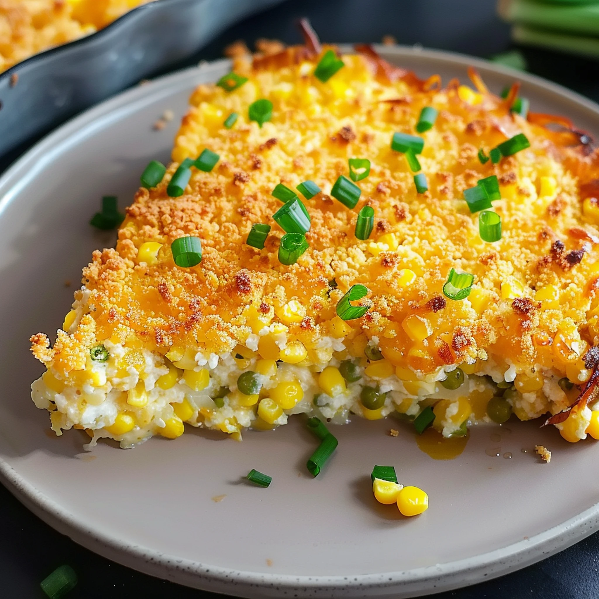 Cheddar Sweet Corn Pie: Easy Healthy Recipe to Make at Home - Recipe Image