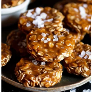 Easy No-Bake Salted Caramel Cookies in 45 Minutes - Recipe Image