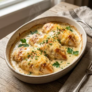 Baked Cream Cheese Chicken Everyone Will Crave - Recipe Image