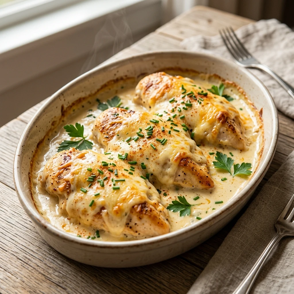 Baked Cream Cheese Chicken Everyone Will Crave - Recipe Image
