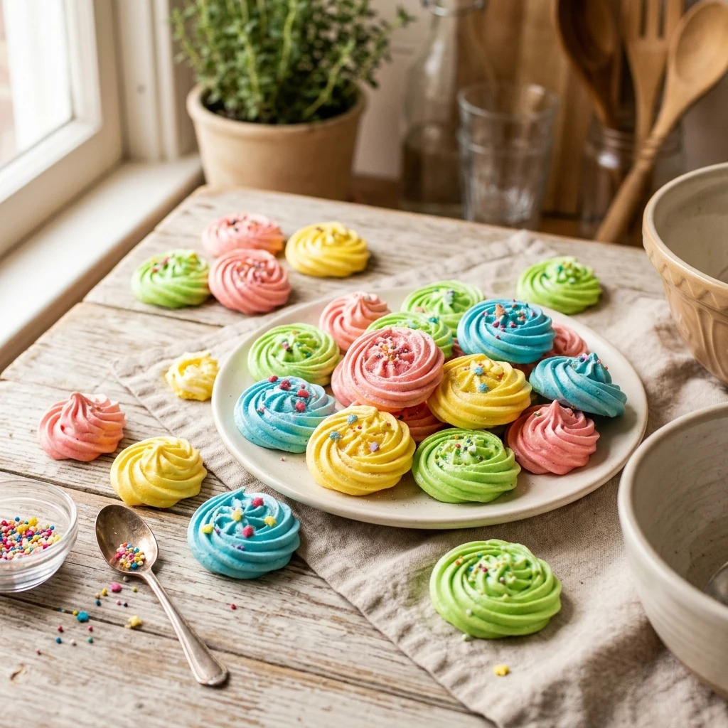 Jello Meringue Cookies That Melt in Your Mouth - Recipe Image