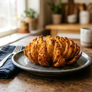 Air Fryer Crispy Mini Blooming Onions You’ll Crave Daily - Recipe Image