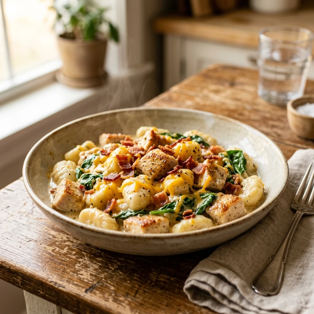 Creamy Crack Chicken Gnocchi Everyone Will Crave - Recipe Image