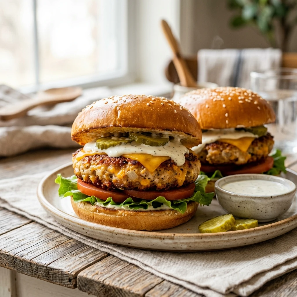 Crispy Cheesy Chicken Ranch Patties Everyone Will Love - Recipe Image