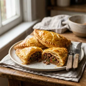 Beef Empanadas with Flaky Crust – Easy Ground Beef Empanadas Recipe - Recipe Image