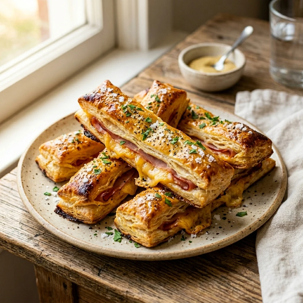 Irresistible Ham and Cheese Sticks Everyone Grabs First at Parties - Recipe Image