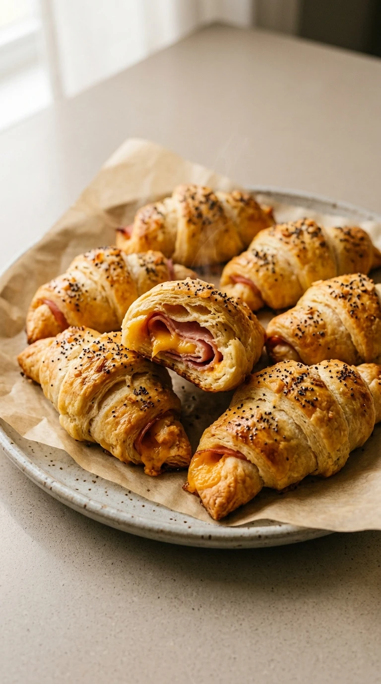 Easy Ham and Cheese Sticks Recipe - Recipe Image